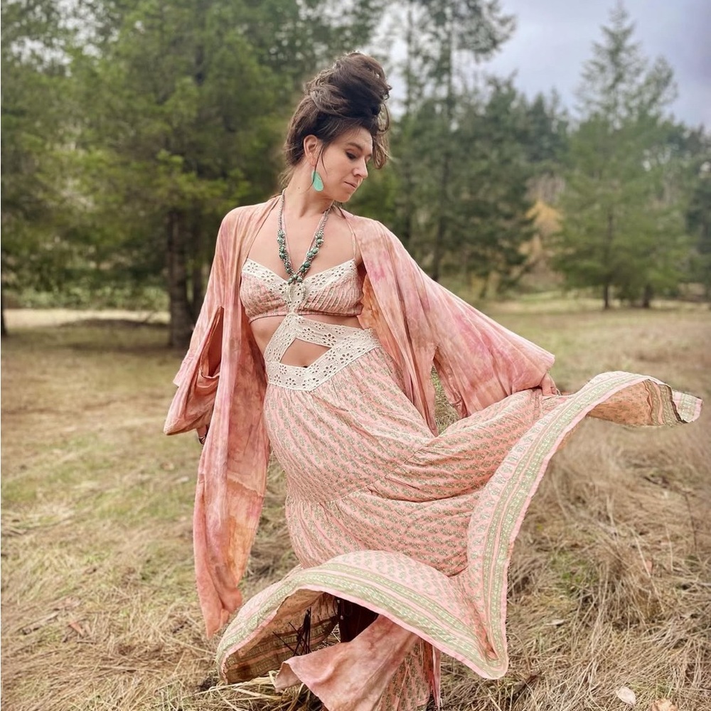 Jens Pirate Booty Daydream Bonnie Dune Maxi Dress - Daydream Nectar M - Picture 3 of 6